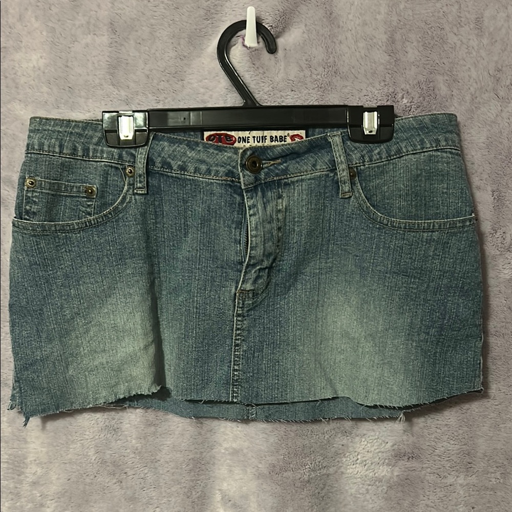 Denim Mini Skirt